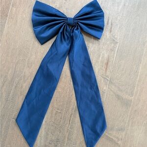 Large Navy Blue Bow 🎀